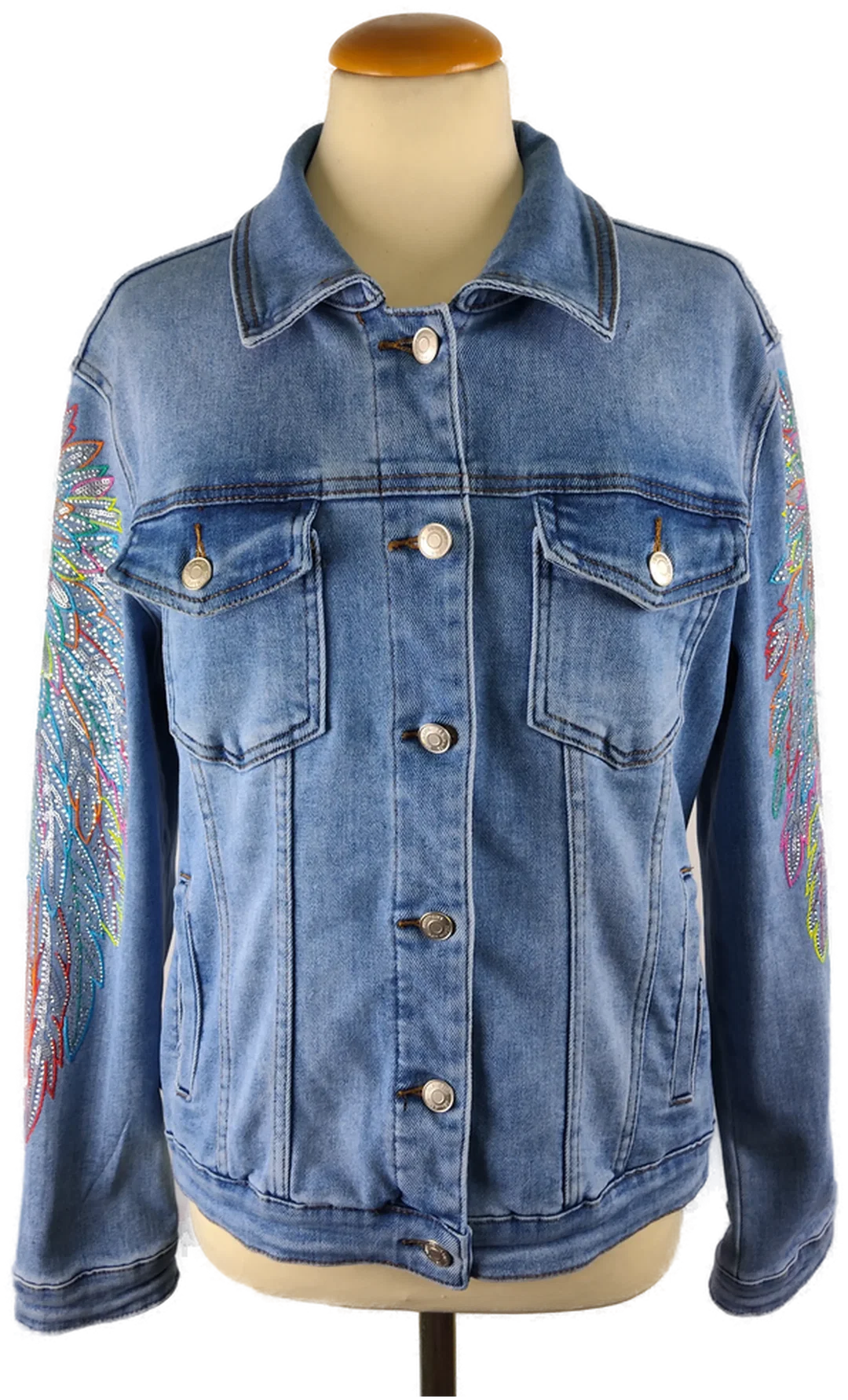 Damen-Jeansjacke Sonstige Baumwolle | Casual-Klassiker - Bild 4