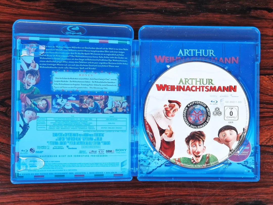 Arthur Weihnachtsmann - Film - Blu-ray – Bild 3