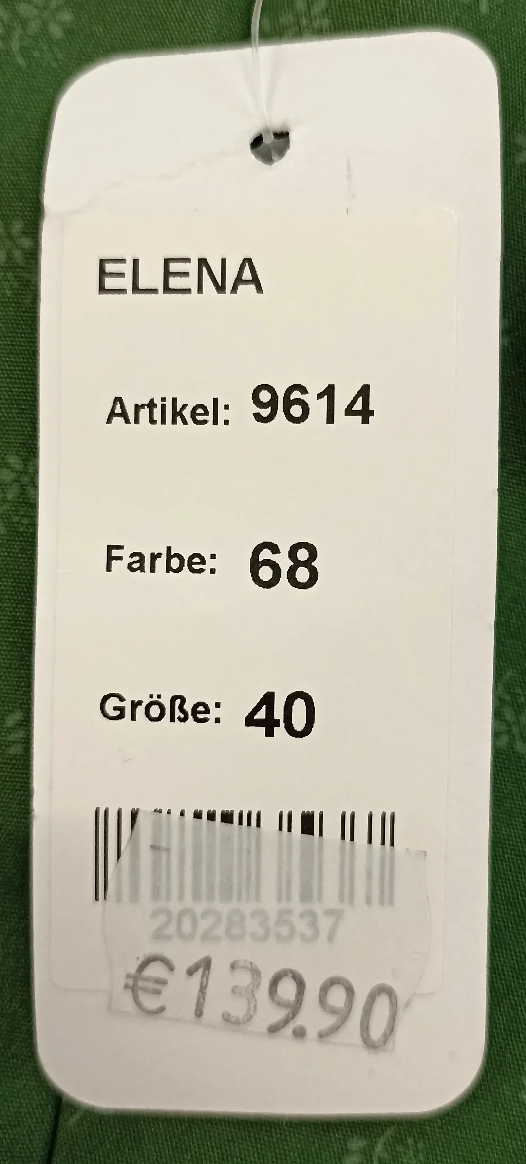 Kaiseralm Damen Trachtenweste gemustert grün Gr. M/L – Bild 5