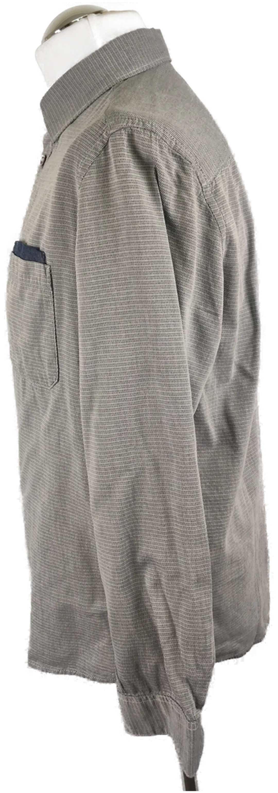 Herrenhemd Tom Tailor Baumwolle Unifarben | Casual-Essenz – Bild 2