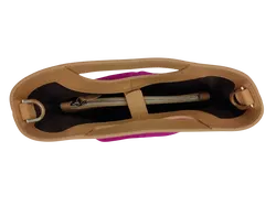 Max V. Kœnig Damen Handtasche, pink/creme - klein - Bild 3