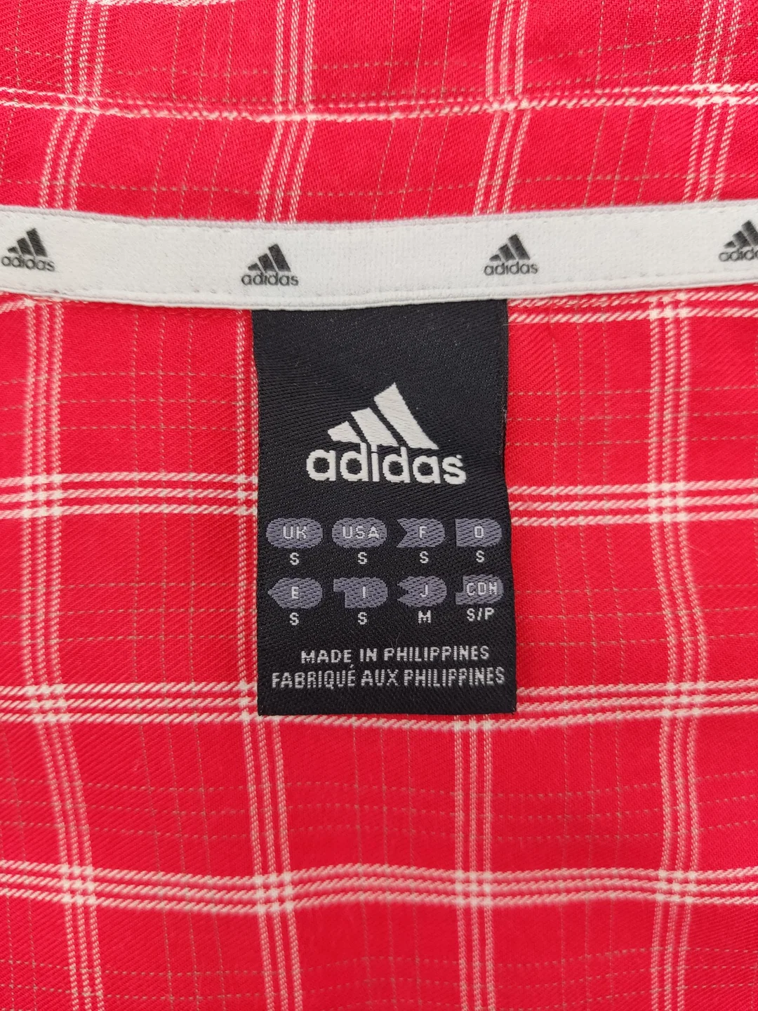 Adidas Herren Hemd rot Gr.S – Bild 3