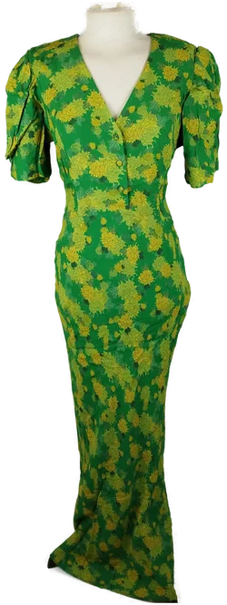 De La Vali Sommerkleid - Size 10 / 100% Viskose - Bild 1
