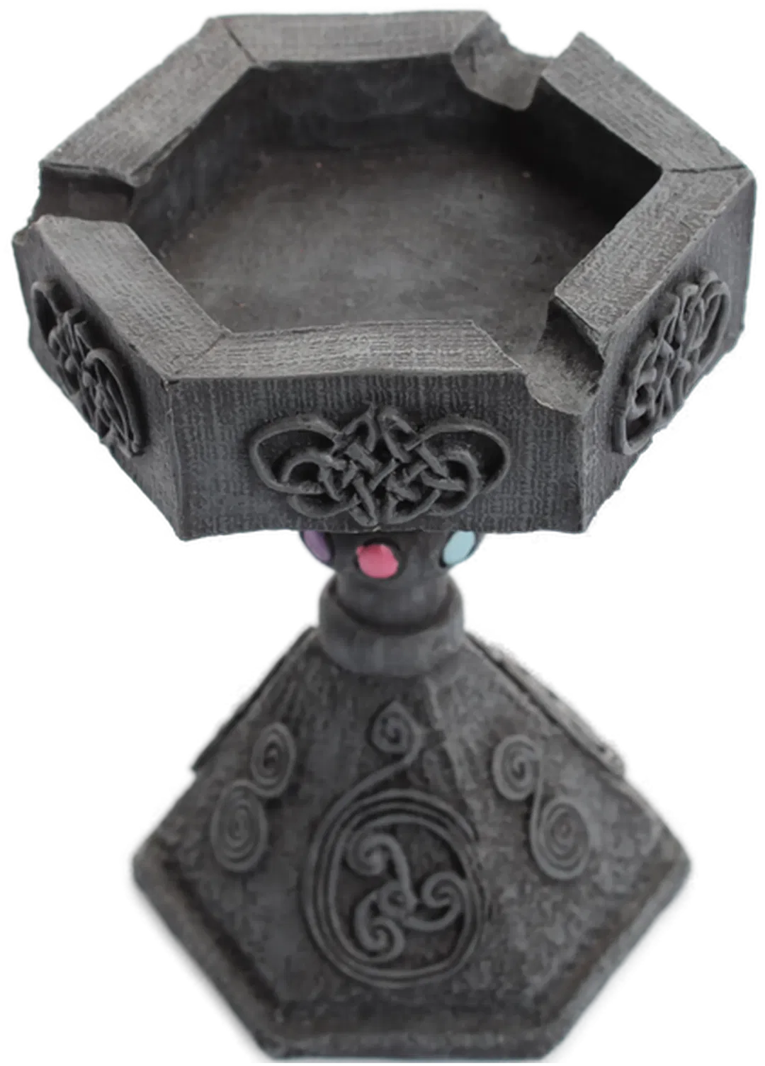 Deko-Set: Mystischer Kelch & Drachen-Sarg aus Massivholz – Gothic Fantasy Stil - Bild 1