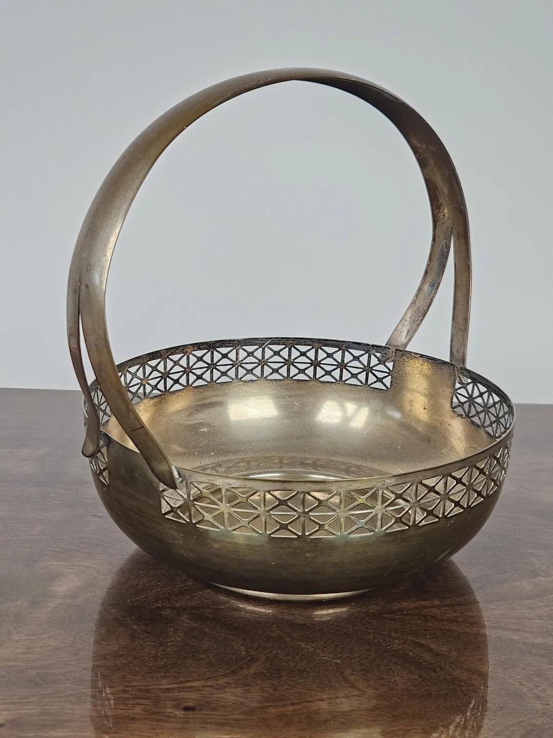 Vintage RADO WIEN Messingkorb - Durchmesser ca. 21,5 cm  - Bild 4