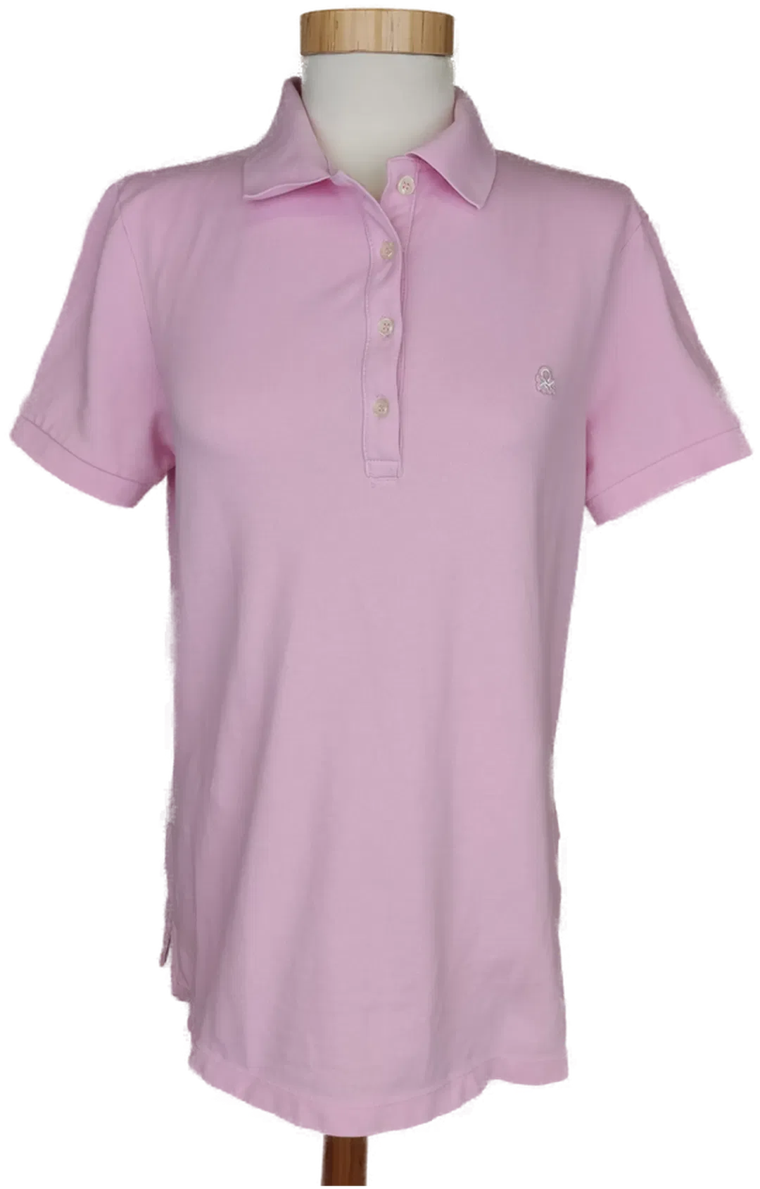 United Colors of Benetton Damen Poloshirt rosa - M/38 - Bild 1