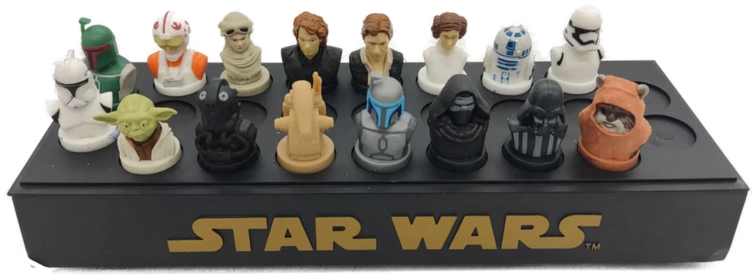16 Star Wars Stempel-Imperium Figuren mit Sammelbox, – Bild 2