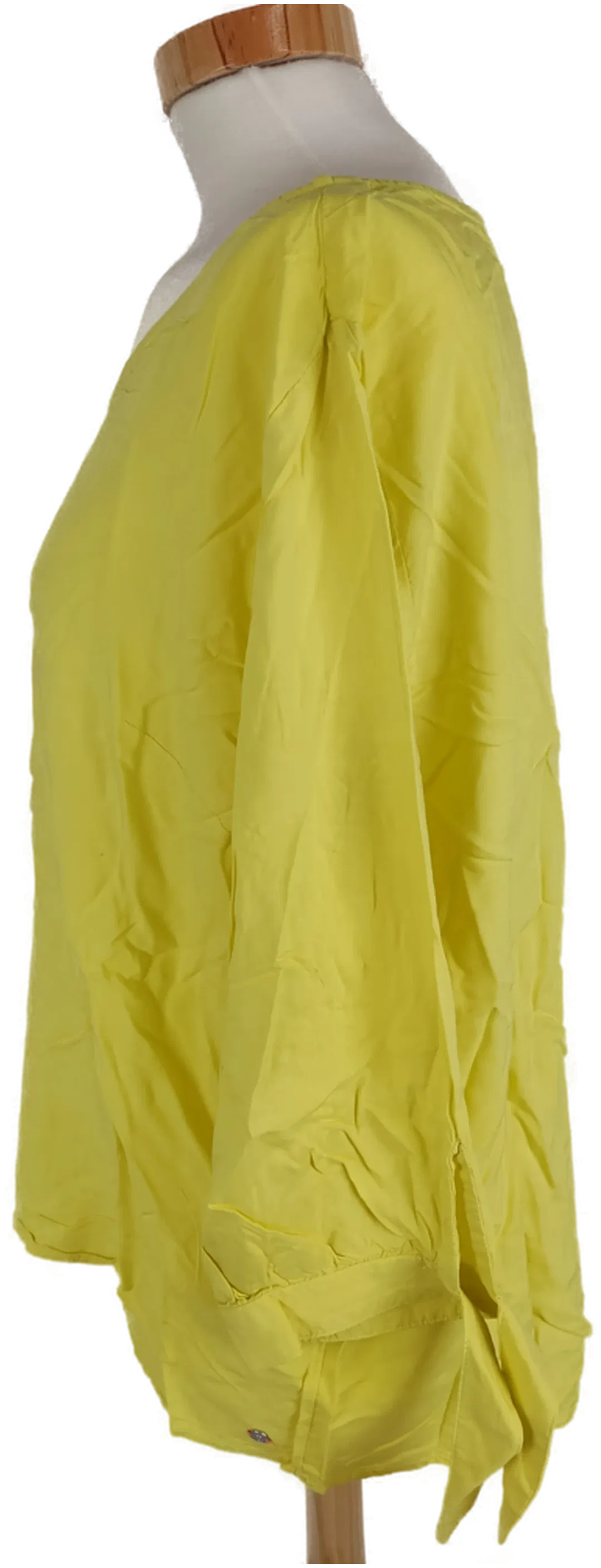 CECIL Damen Shirt in Gelb, XL, V-Ausschnitt, 3/4 Arm – Bild 2