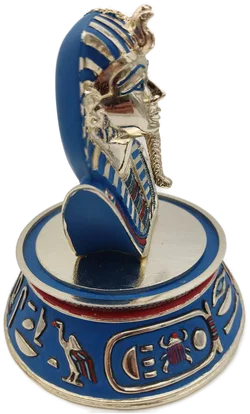Tutanchamun Porzellan Totenmaske & Zertifikat von Franklin Mint | Ägyptischer Schatz - Bild 3