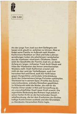 Buch "Früchte des Zorns" von John Steinbeck – Vorschau 2