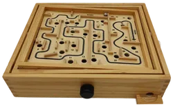 Beluga Nr.14349 Holzlabyrinth mit 1 Kugel / Holzspielzeug / Geschicklichkeitsspiel - Bild 2