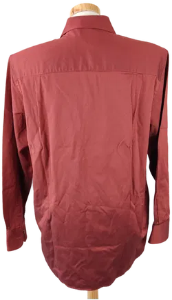 Charles Vögele Herrenhemd kariert rotbraun - M - Bild 3