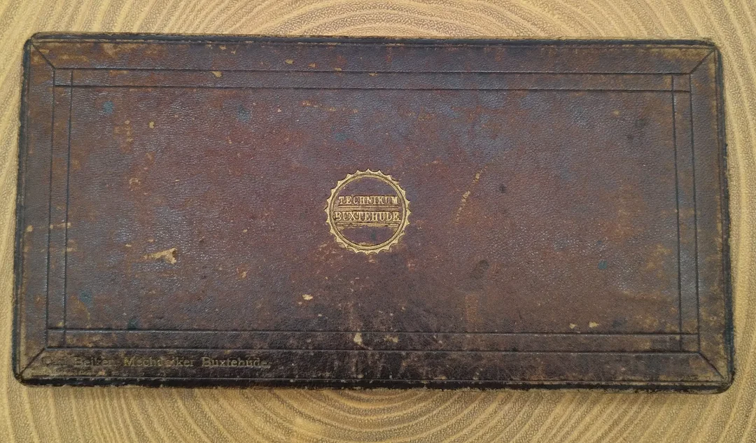 Vintage-Zeichenset, Metall | Einmaliges Fundstück – Bild 2