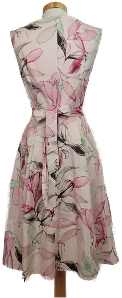 Comma Damen Sommerkleid rosa/geblümt Gr. 34 - Bild 4