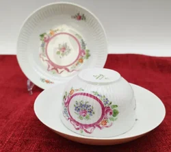 3-tlg. Sammelgedeck Wallendorf-Thüringen Porzellan | Handbemaltes Unikat - Bild 1