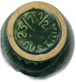 Keramikkrug in grün, Höhe 22cm - Bild 5