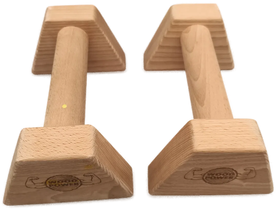 Liegestützgriffe Holz, Power Bars, Woodpower - Bild 3