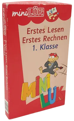 MINI LÜK - Erstes Lesen, Erstes Rechnen 1. Klasse + 2 x LÜK Hefte - westermann lernspiel  - Bild 1