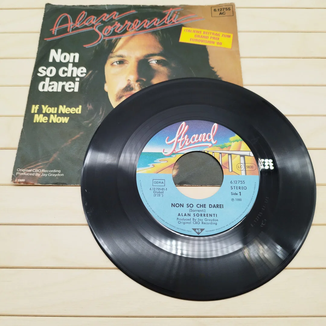 Alan Sorrenti, Non so che darei, Vinyl Single  – Bild 2
