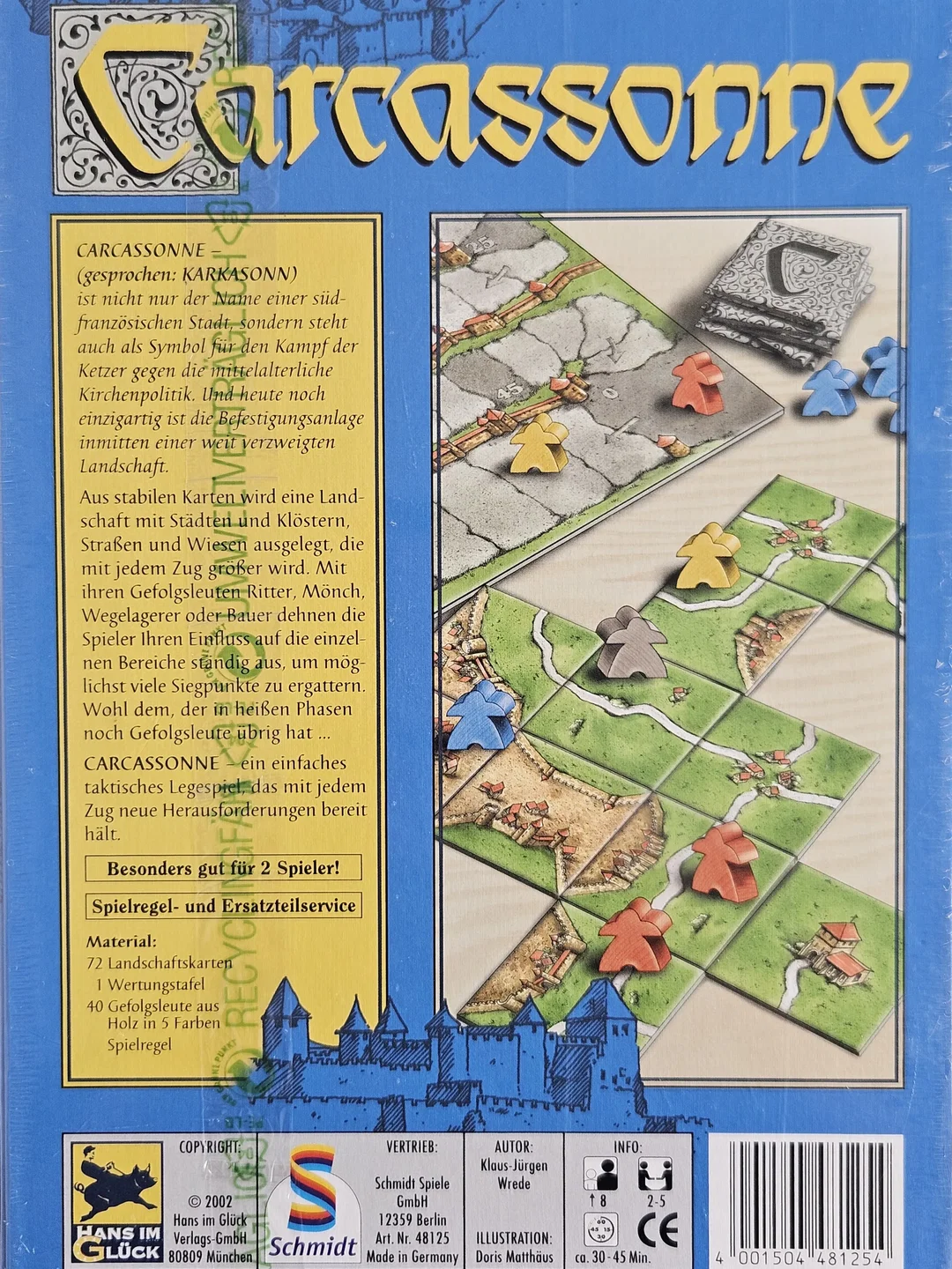 Carcassonne - Gesellschaftsspiel - Hans im Glück – Bild 3