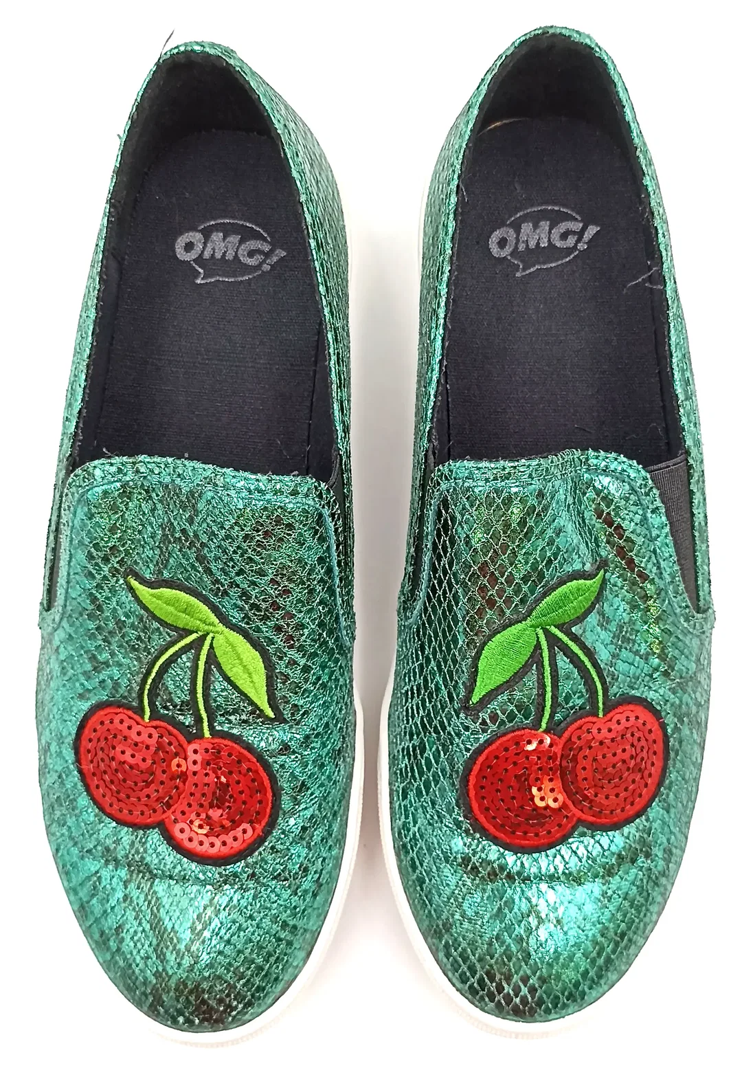 OMG! Kirschen Slipper Gr. 41 – Bild 4