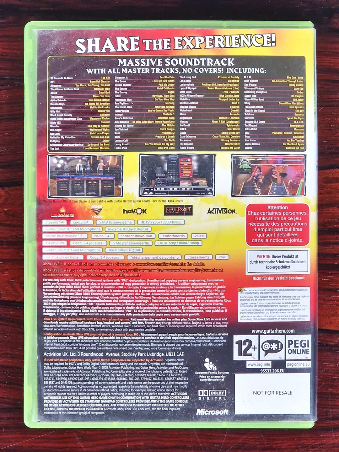 Guitar Hero - World Tour - Xbox 360 - Spiel – Bild 2