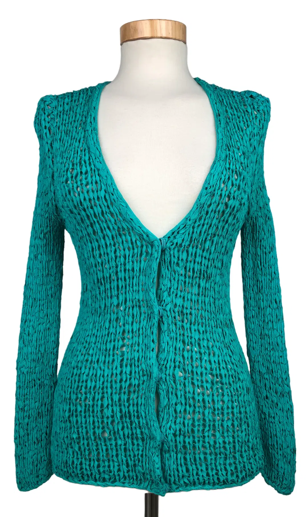 P.A.R.O.S.H. Damen Cardigan, türkis - Gr. S  - Bild 4