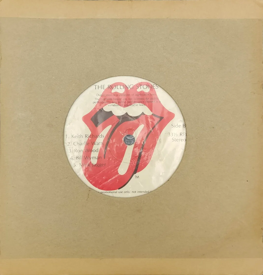 Single Vinyl The Rolling Stones "Interview-Aufnahmen von Mick Jagger / Keith Richards / Charlie Watts / Ron Wood / Bill Wyman"  – Bild 2