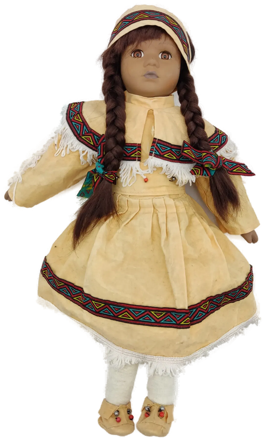 Kinderpuppe Indianermädchen  - Bild 1