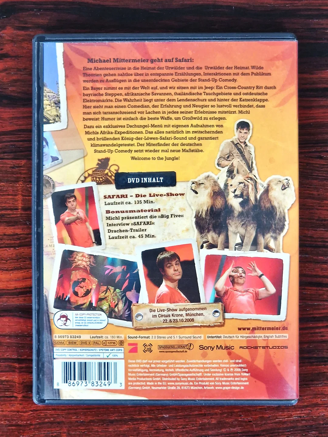 Michael Mittermeier - Safari - Show - DVD – Bild 2