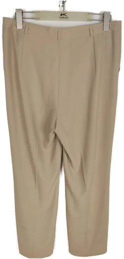 Hose, lang mit Gummizugbundeinsatz, beige mit Taschen, Größe L (geschätzt) – Vorschau 2