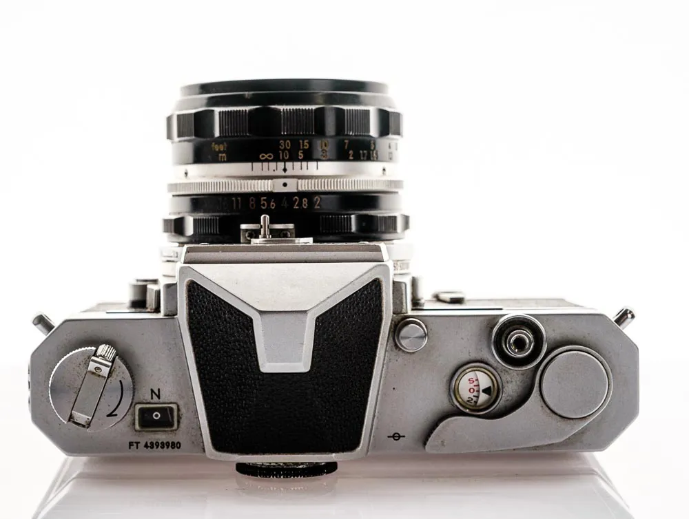 Nikon Nikkormat FT + Nikkor 1:2/50 Spiegelreflexkamera analog – Bild 4