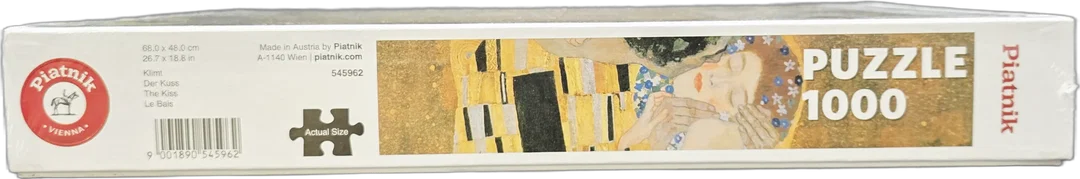 Piatnik 1000-Teile-Puzzle "Der Kuss" von Gustav Klimt (OVP) – Bild 5