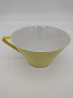 Lilien Porzellan Teetasse Gr. 22, gelb - Bild 2