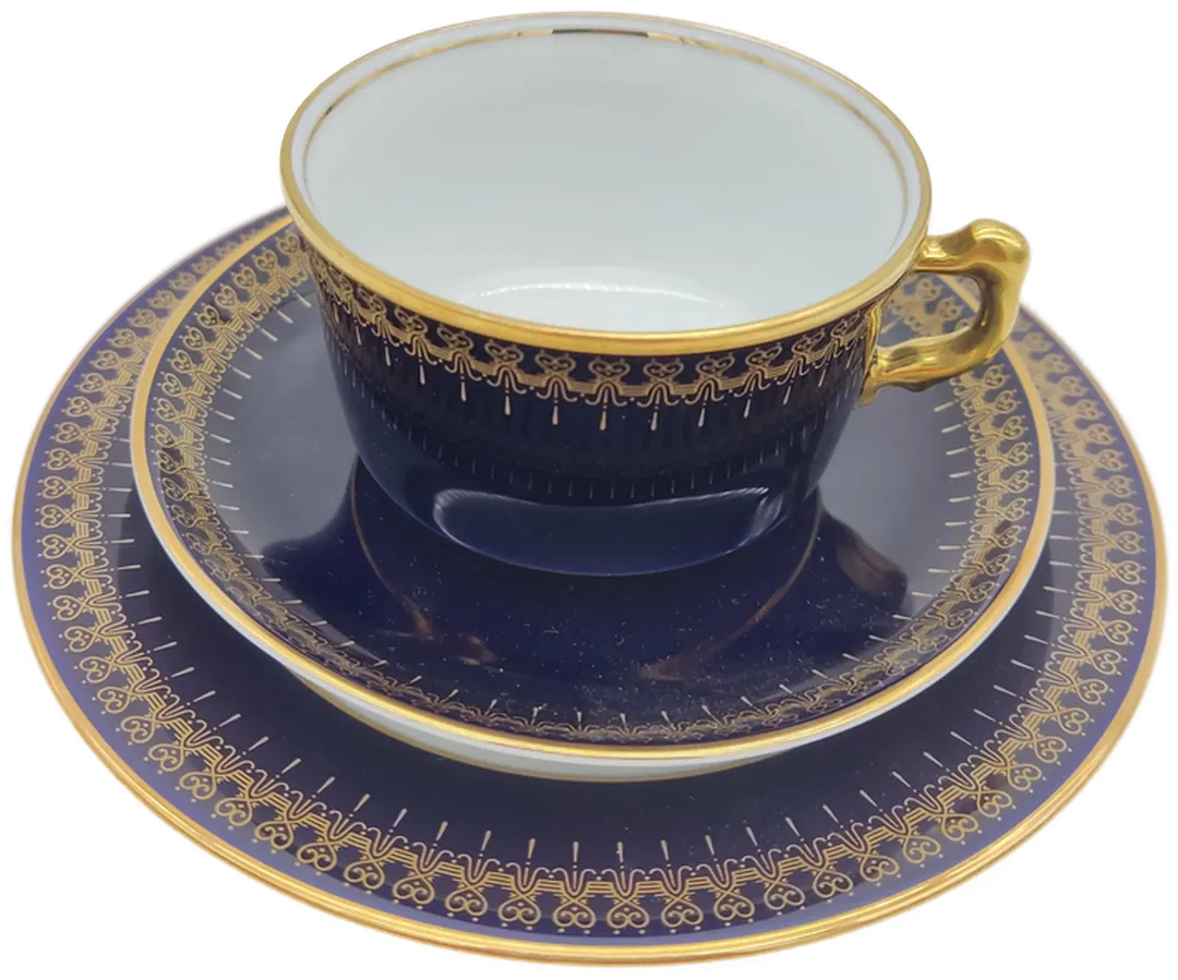 Porzellan-Gedeck Vergoldet | Sammlerstück - Bild 1