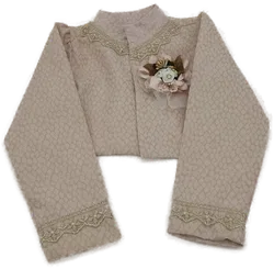 Minigirls Kinder Kleid+Jacke rosa Gr. 104 - Bild 6