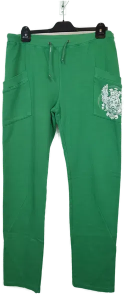 Cavalli Herren Jogginganzug grün Gr. M (48) Vintage - Bild 4