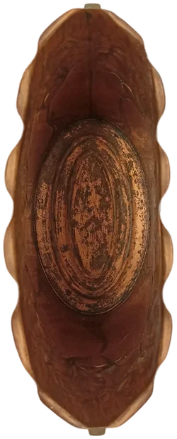 Antiker Jugendstil Vase von Carl Deffner aus Kupfer und Messing um 1900 – Vorschau 6