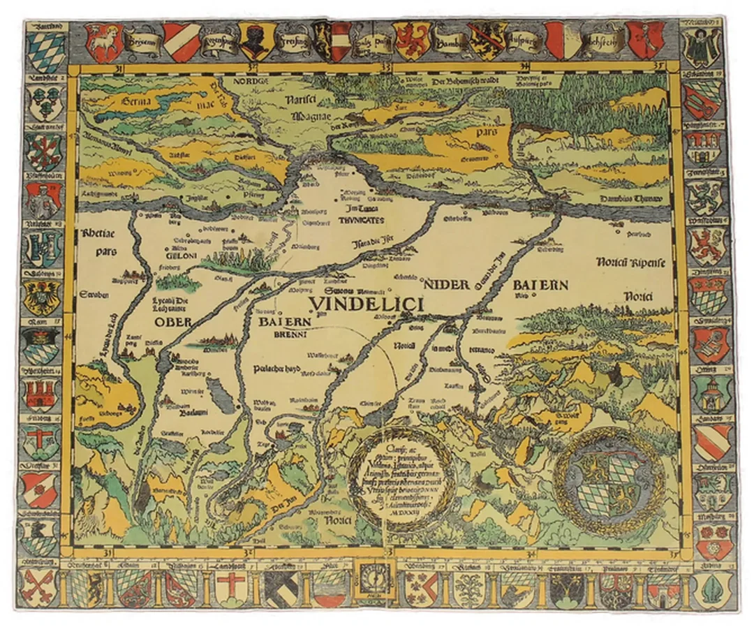 Buch "Bayern im Bild der Karte – Cartographia Bavariae" | Hans Wolff | 431 S. | Bildband / Karten – Bild 2