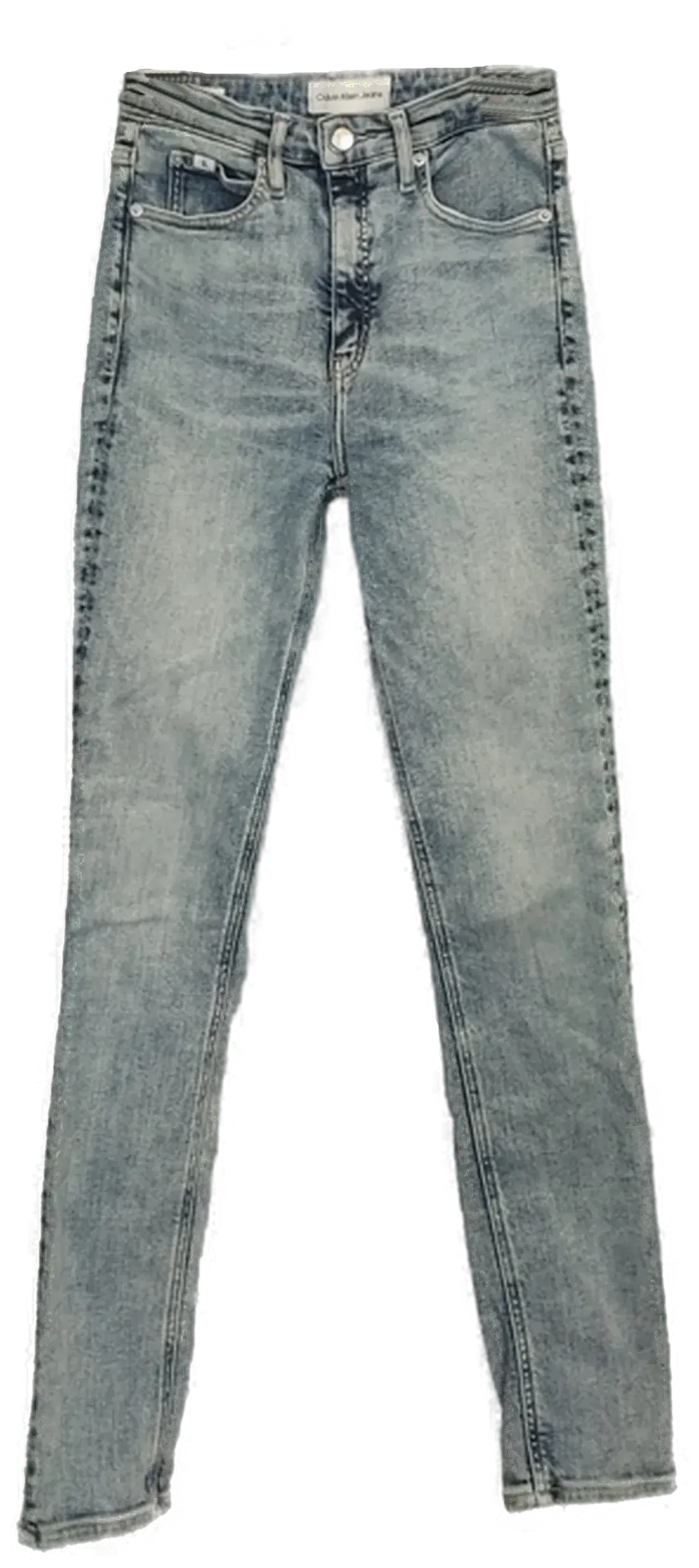 Calvin Klein Damen High Rise Skinny Jeans hellblau Gr. W28 X L32 - Bild 4