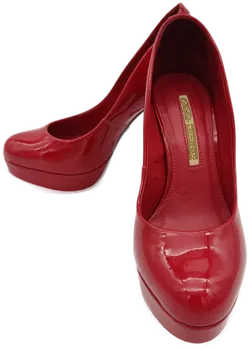 Buffalo Damen High Heels Leder Pumps Patent soft rot - Gr. 38 - Bild 4