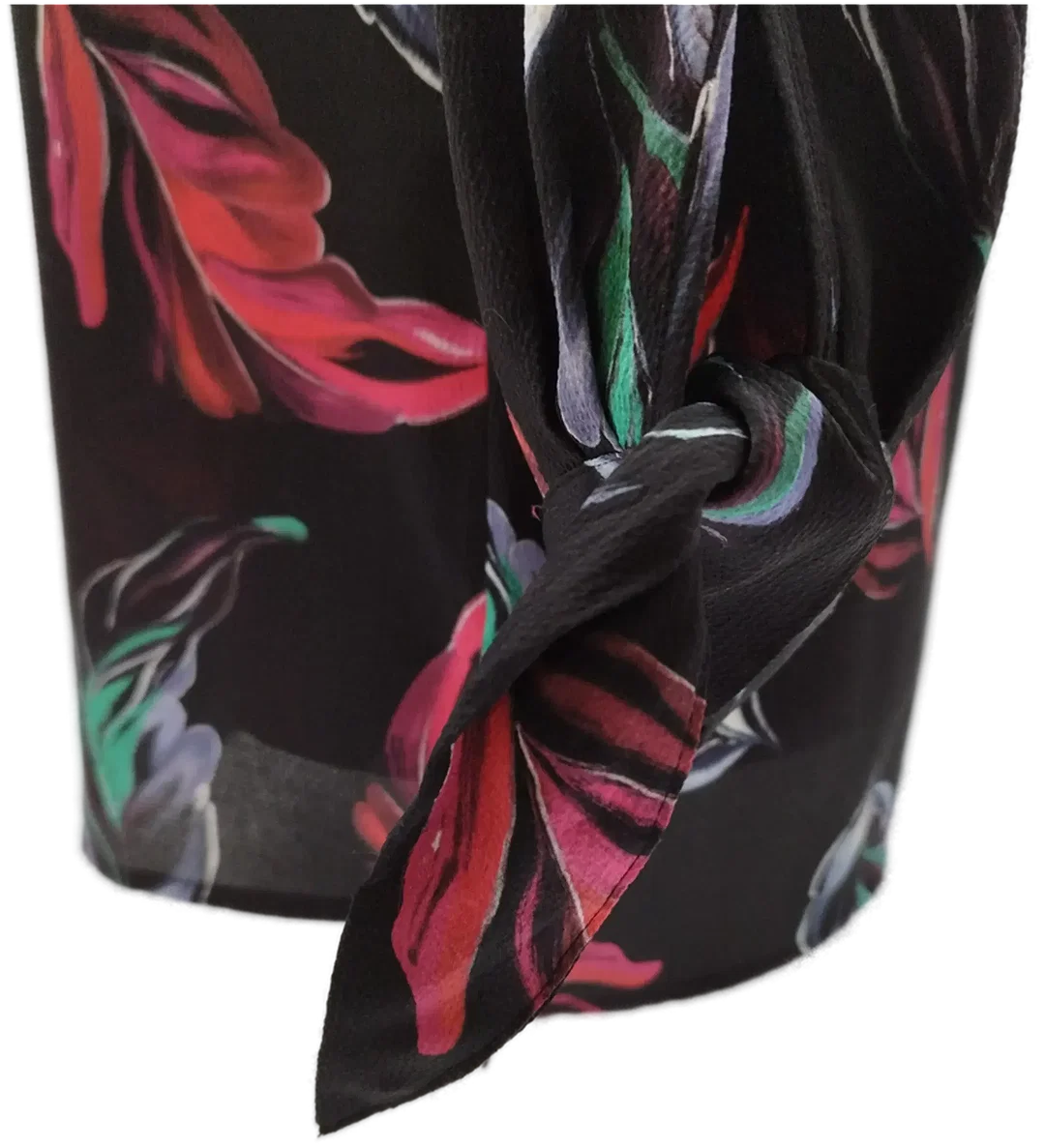 Shirt Comma Polyester Blätterprint | Casual-Eleganz, Gr. 34 – Bild 3