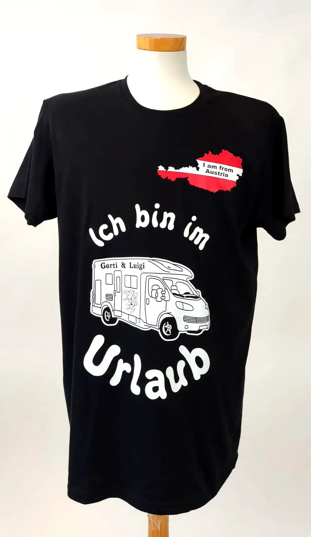 B&C, Lustiges T-Shirts, schwarz, mit Sprüchen bedruckt - Gr. XL/ EUR 52 - Bild 1