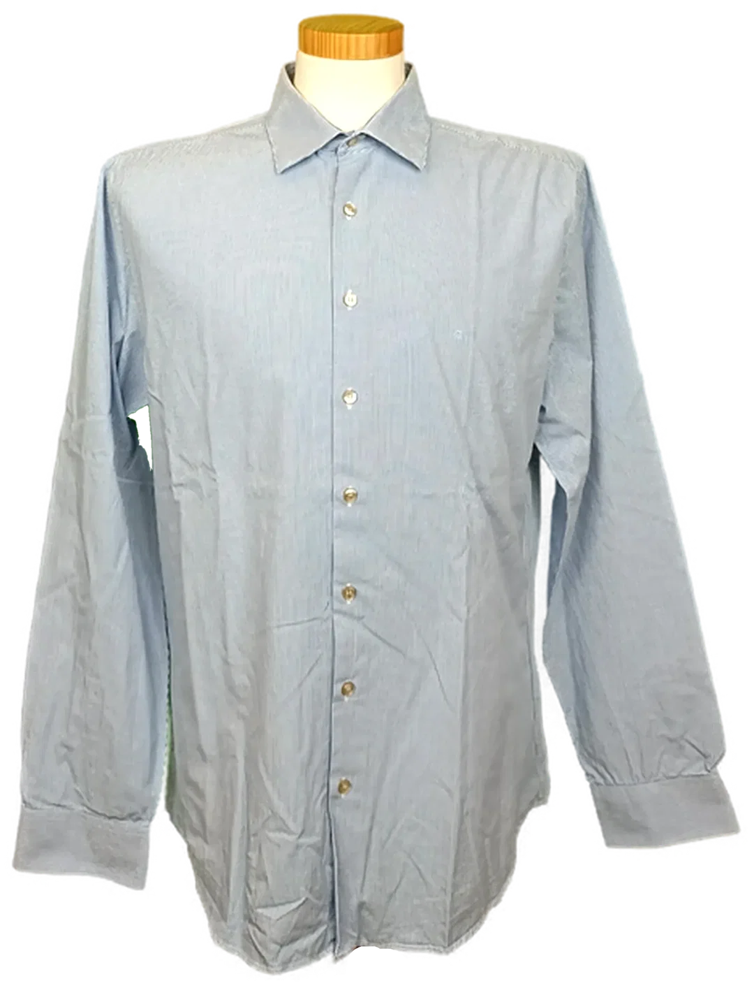 Calvin Klein Herren Hemd blau/weiß kariert Gr. 41/16 – Bild 1