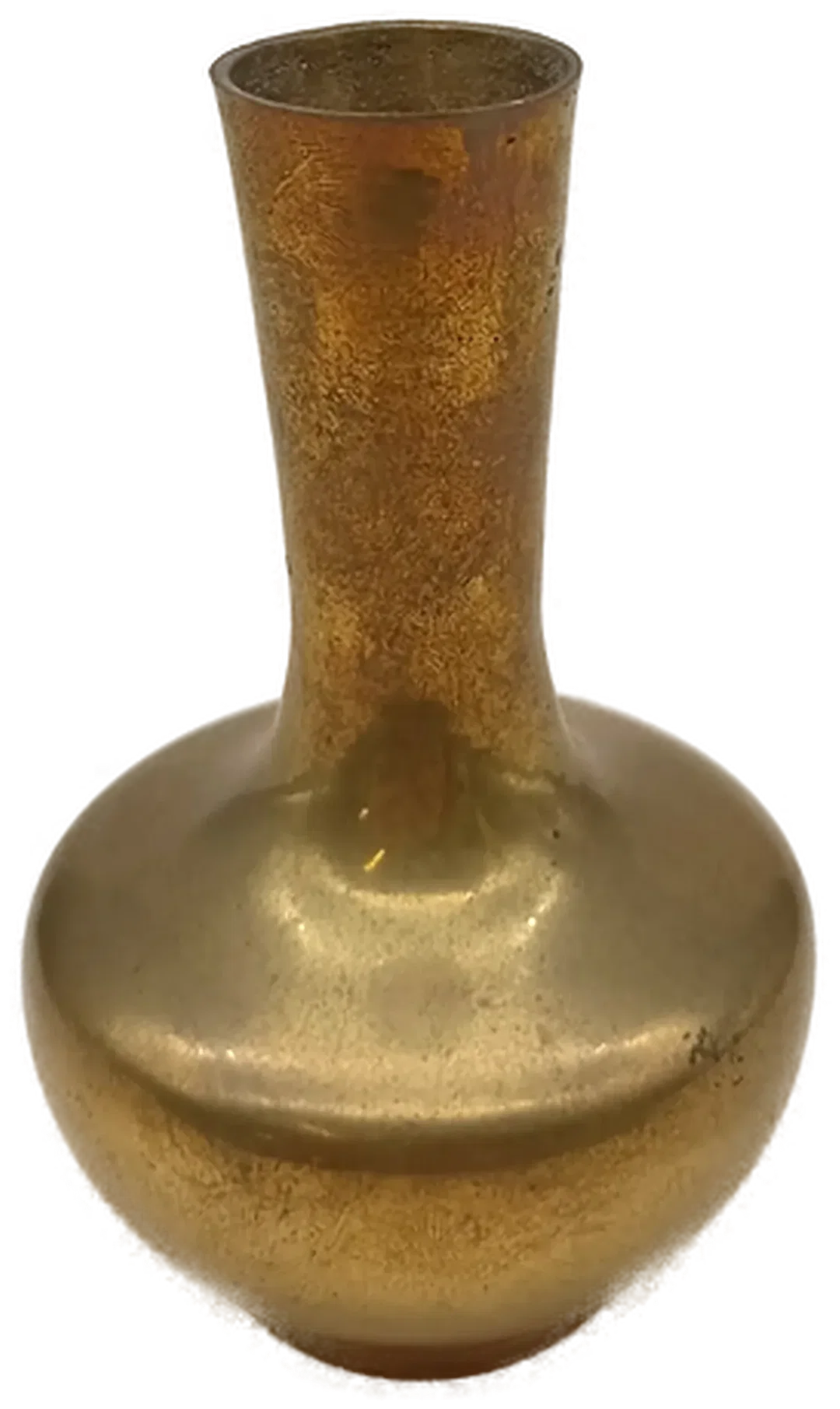 Vintage Messing Knospenvase mit langem Hals – Bild 2