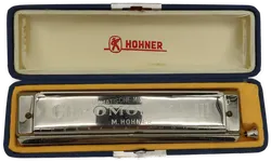 Vintage M Hohner Chromonika III nr.280 mit Original Schatulle - Bild 2