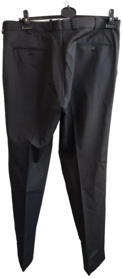 DON GIL Herrenanzug 2-teilig schwarz gestreift - L - Hose - 54 - Bild 6