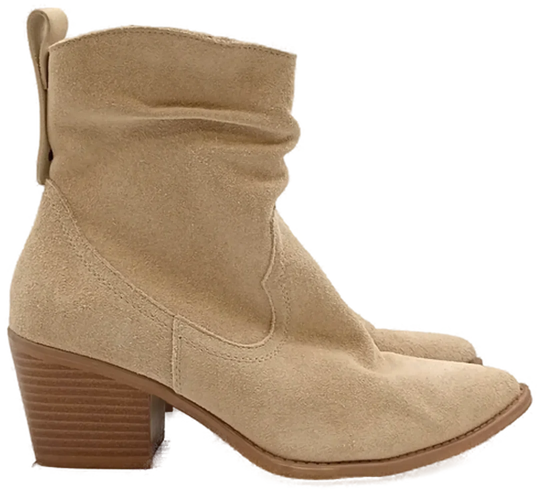 Pat Calvin Velourleder Stiefletten creme Gr. 40 – Bild 5