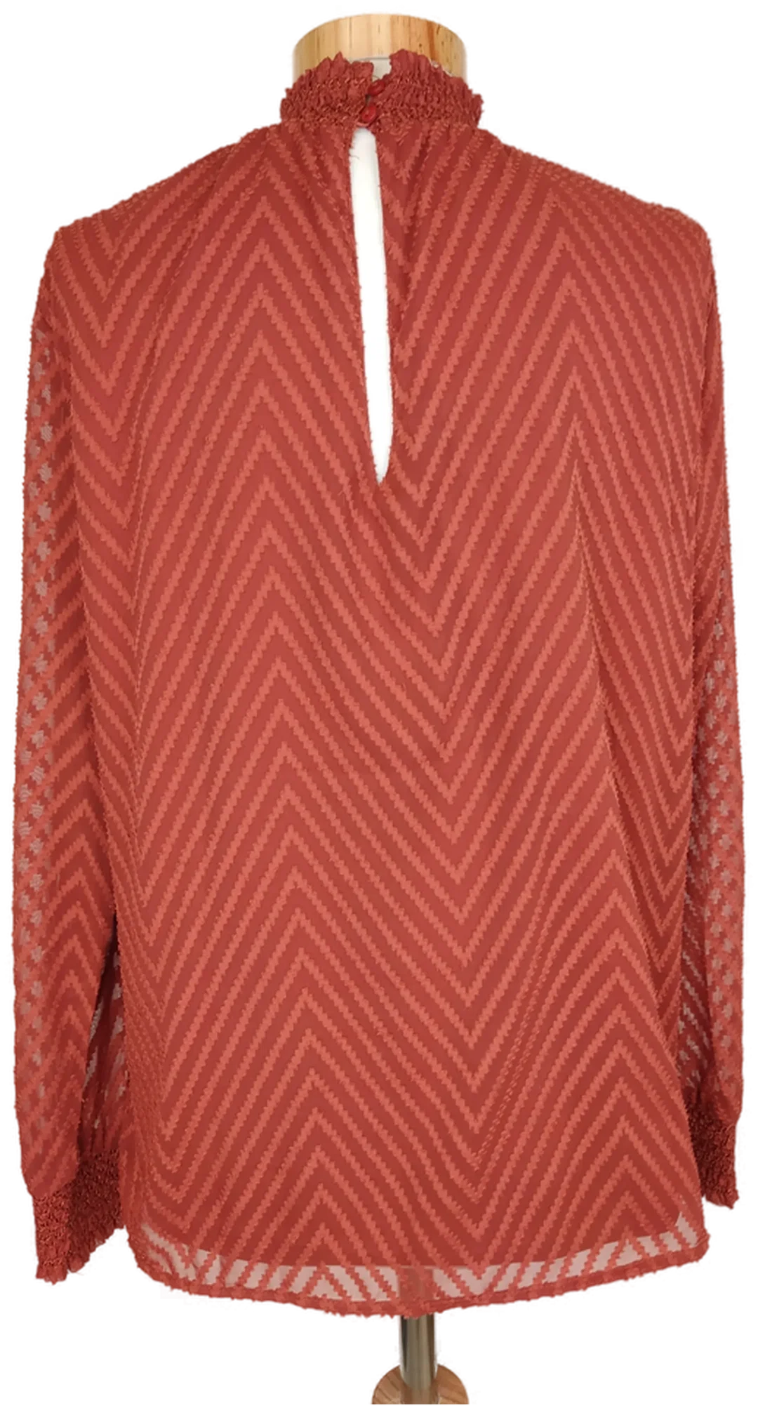 Only Damen Bluse rotbraun - S/36 – Bild 2