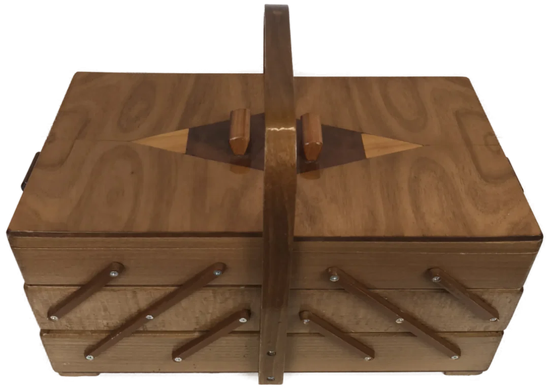 Nähkästchen Holz, Vintage - Bild 1